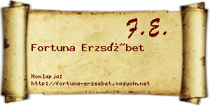 Fortuna Erzsébet névjegykártya